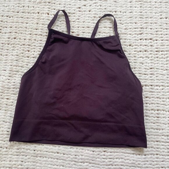 Athleta Purple Halter Bra/Tank - Size Small - Picture 1 of 3